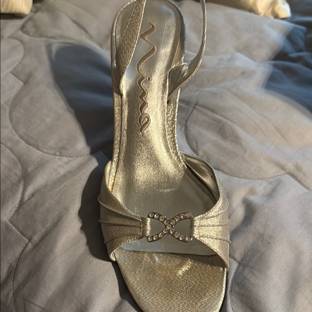 Nina Women's Gold Sandals